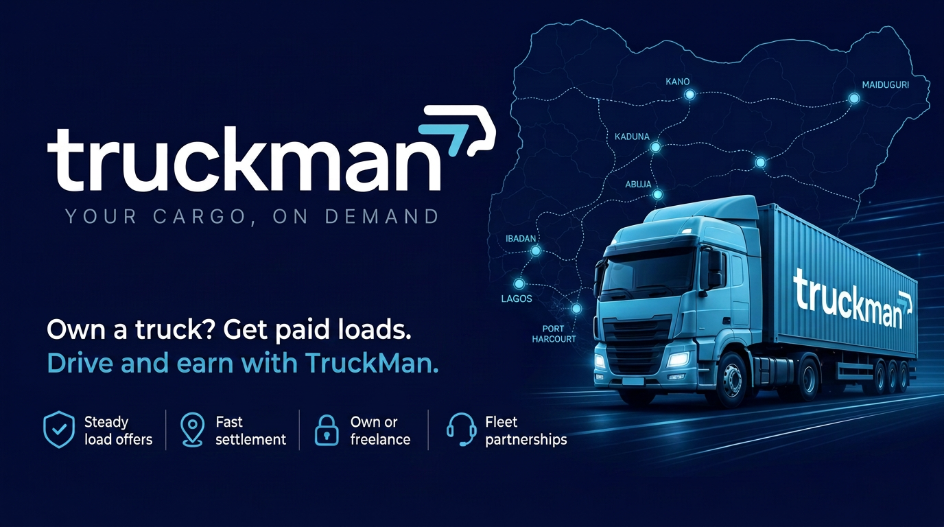 Own a truck? Drive and earn with TruckMan paid loads