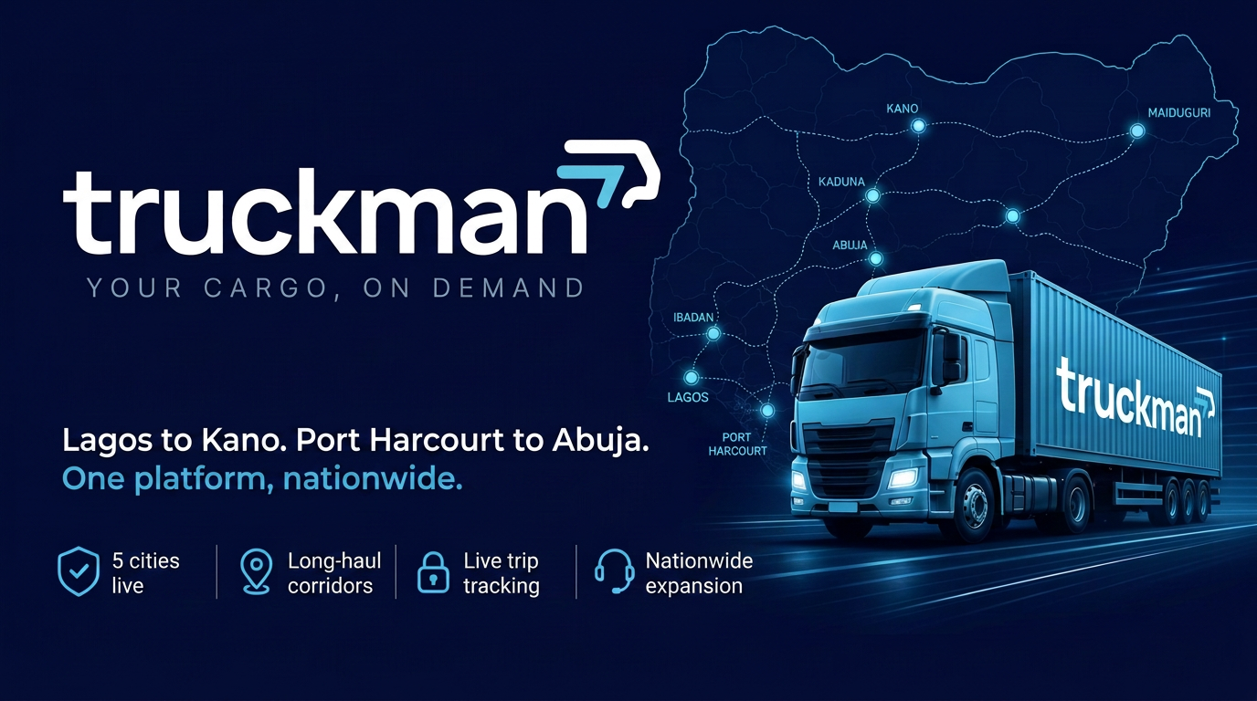 TruckMan coverage from Lagos to Kano and Port Harcourt to Abuja